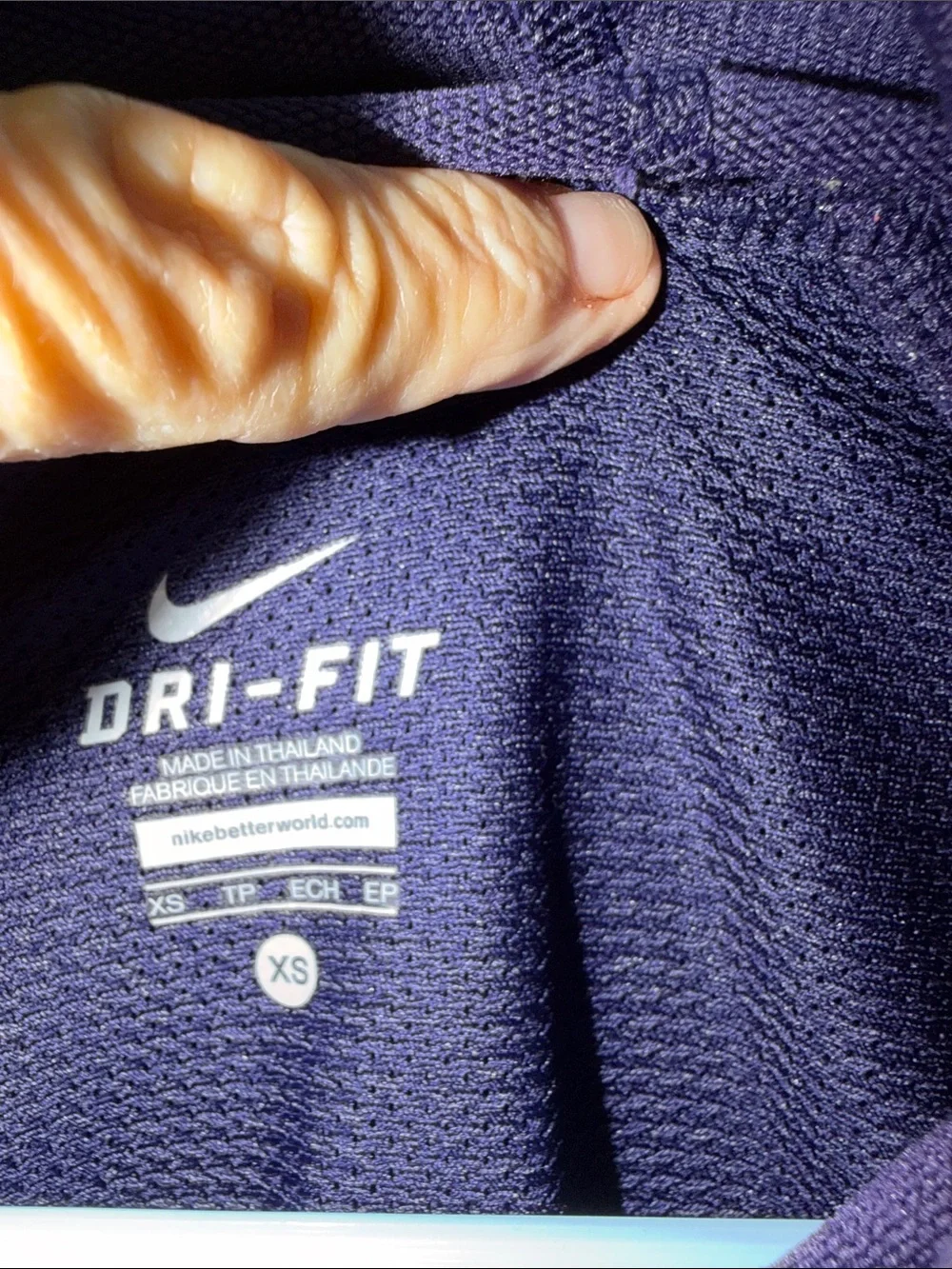 Nike Purple Plaid‎ Performance Hoodie for Women